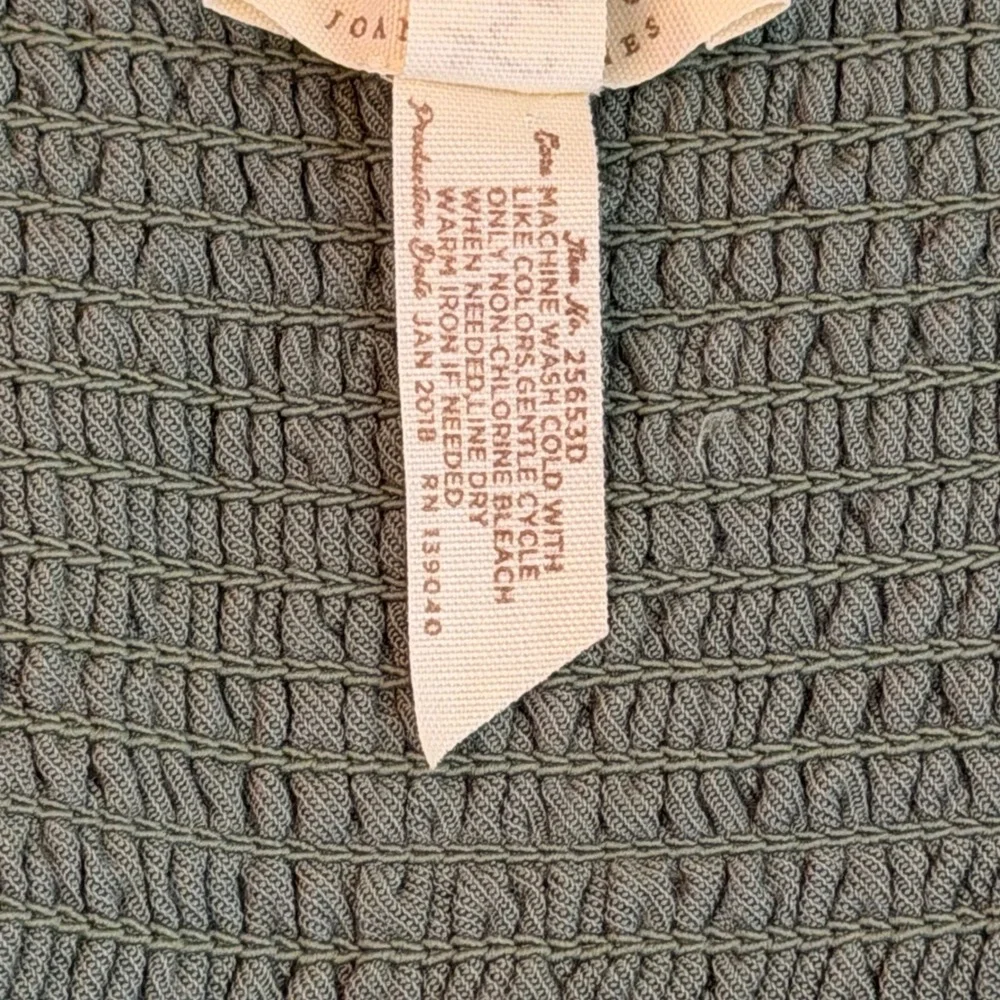 Matilda Jane Joanna Gaines Sage Green Lace Crinkle‎ Pleated Mini Dress Womens S